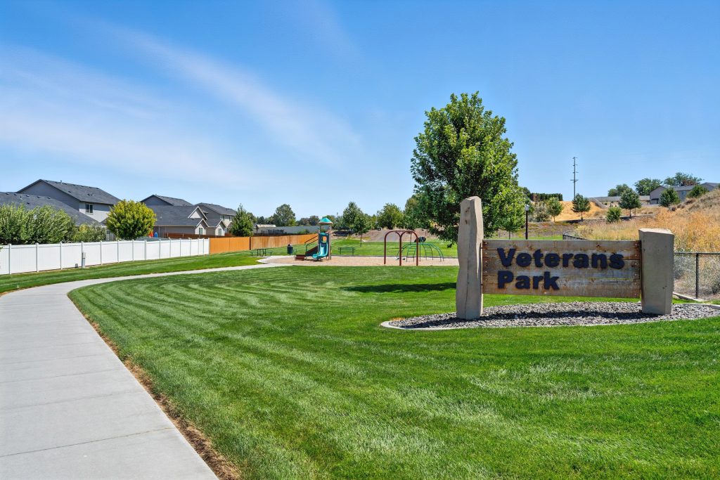 A park and green space in a Walla Walla neighborhood, similar to Pioneer Park